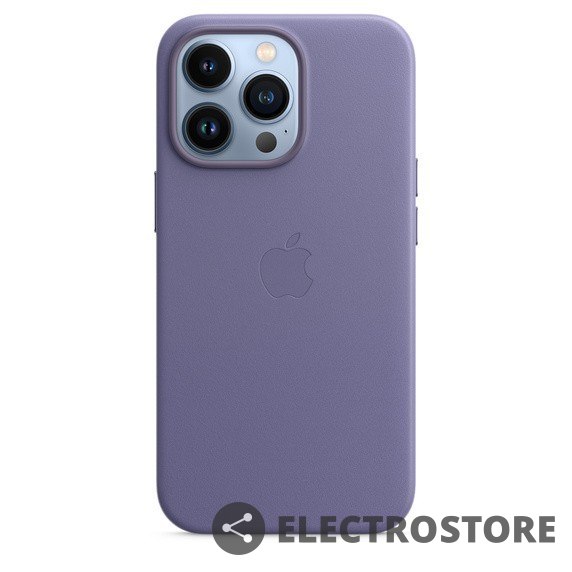 Apple Etui skórzane z MagSafe do iPhonea 13 Pro - glicynia