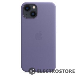 Apple Etui skórzane z MagSafe do iPhonea 13 - glicynia