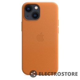 Apple Etui skórzane z MagSafe do iPhonea 13 mini - złocisty brąz