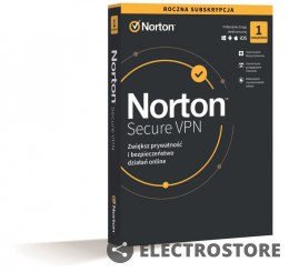Norton Oprogramowanie Norton Secure VPN PL 1 użytkownik, 1 urządzenie, 1 rok 21420123