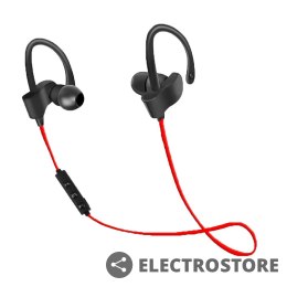 Esperanza Słuchawki Bluetooth sportowe Czarno-czerwone