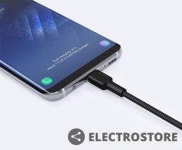AUKEY CB-CA2 OEM nylonowy kabel Quick Charge USB C-USB A | FCP | AFC | 2m | 5 Gbps | 3A | 60W PD | 20V