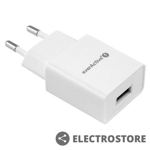 EverActive Ładowarka sieciowa 1xUSB SC100 1A Biała EverActive Ładowarka sieciowa 1xUSB SC100 1A Biała