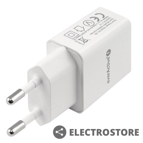 EverActive Ładowarka sieciowa 1xUSB SC100 1A Biała EverActive Ładowarka sieciowa 1xUSB SC100 1A Biała