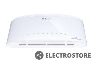 D-Link DGS-1008D switch L2 8x1GBE Desktop/Wall NO FAN