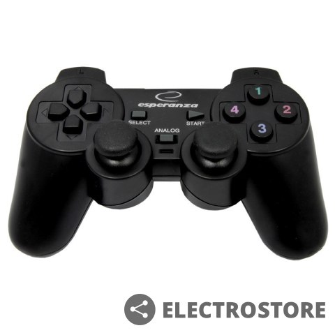 Esperanza GAMEPAD EG106 PRZEWODOW DO PS3 i PC z WIBRACJAMI