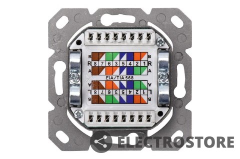 Digitus Gniazdo natynkowe kat.5e 2xRJ45 ekranowane Digitus Gniazdo natynkowe kat.5e 2xRJ45 ekranowane