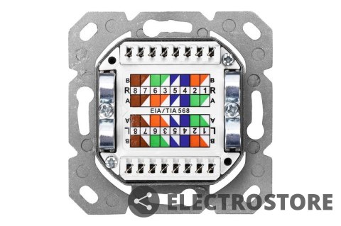 Digitus Gniazdo natynkowe kat.6 2xRJ45 ekranowane Digitus Gniazdo natynkowe kat.6 2xRJ45 ekranowane