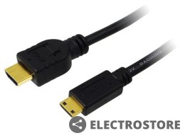 LogiLink Kabel HDMI - mini HDMI dl.1,5m pozłacany