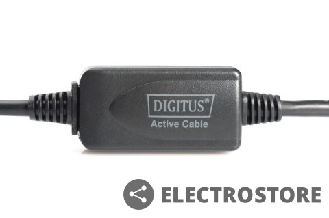 Digitus Kabel przedłużający USB 2.0 HighSpeed Typ USB A/USB A M/Ż aktywny, czarny 10m Digitus Kabel przedłużający USB 2.0 HighSpeed Typ USB A/USB A M/Ż aktywny, czarny 10m