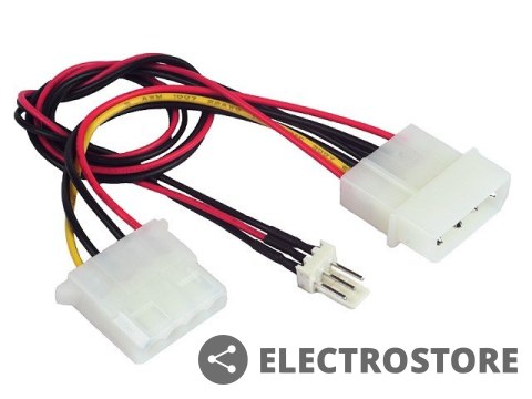 Gembird Kabel rozdzielacz zasilania 2xMOLEX/1x3PIN dla wentylatora