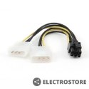 Gembird Kabel rozdzielacz zasilania 2xMOLEX/1x6PIN BTX