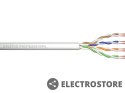 Digitus Kabel teleinformatyczny instalacyjny kat.5e, U/UTP, Eca, drut, AWG 24/1, PVC, 305m, szary, karton