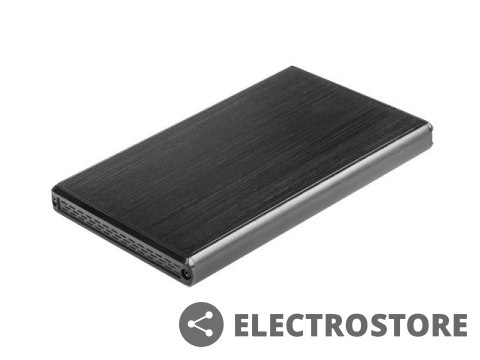 Natec Kieszeń zewnętrzna HDD sata RHINO 2,5 USB 2.0 Aluminium Black Natec Kieszeń zewnętrzna HDD sata RHINO 2,5 USB 2.0 Aluminium Black