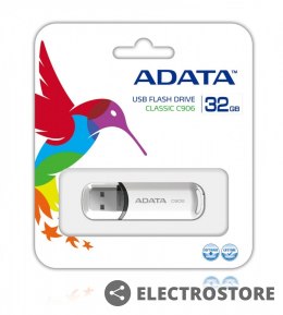 Adata Pendrive DashDrive Classic C906 32GB USB2.0 białe