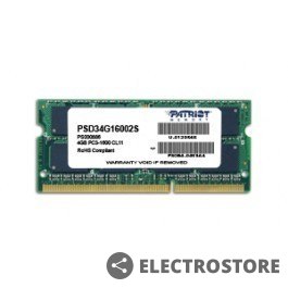 Patriot SODIMM DDR3 4GB Signature 1600MHz CL11
