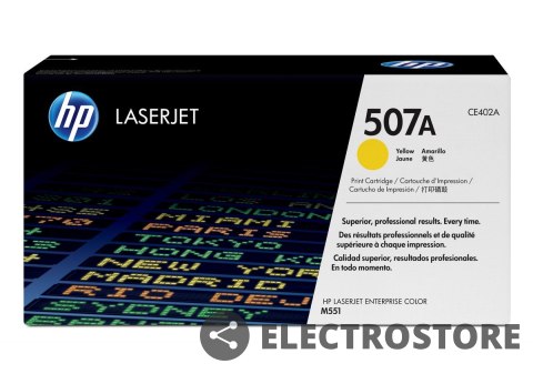 HP Inc. Toner 507A Żółty 6k CE402A