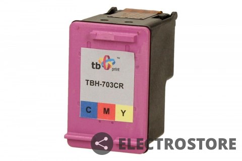 TB Print Tusz do HP DJ D730/F735 (HP nr 703 CD888AE) TBH-703CR Kolor ref. TB Print Tusz do HP DJ D730/F735 (HP nr 703 CD888AE) TBH-703CR Kolor ref.