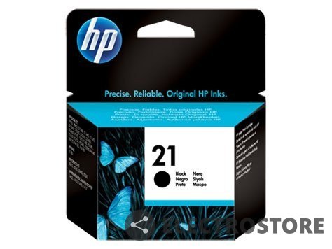 HP Inc. Tusz nr 21 Czarny C9351AE