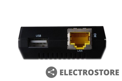 Digitus Wielofunkcyjny serwer wydruku/Print server 1xUSB 2.0 Hub sieciowy, NAS, 1x RJ45, LAN 10/100Mbps Digitus Wielofunkcyjny serwer wydruku/Print server 1xUSB 2.0 Hub sieciowy, NAS, 1x RJ45, LAN 10/100Mbps