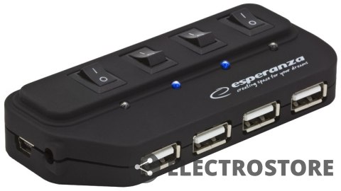 Esperanza HUB 4 PORTY USB 2.0 EA127