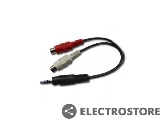 Gembird Kabel MINIJACK/2xRCA(Cinch) M/F 20cm