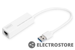 Digitus Karta sieciowa przewodowa USB 3.0 do Gigabit Ethernet 10/100/1000Mbps