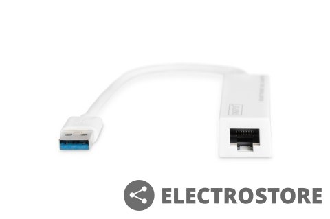 Digitus Karta sieciowa przewodowa USB 3.0 do Gigabit Ethernet 10/100/1000Mbps Digitus Karta sieciowa przewodowa USB 3.0 do Gigabit Ethernet 10/100/1000Mbps