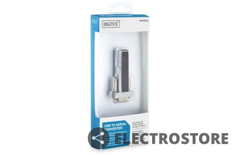 Digitus Konwerter/Adapter USB 1.1 do RS232 (DB9) z kablem Typ USB A M/Ż 80cm Digitus Konwerter/Adapter USB 1.1 do RS232 (DB9) z kablem Typ USB A M/Ż 80cm
