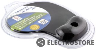 Esperanza PODKŁADKA POD MYSZ ŻELOWA EA137K CZARNA / wymiary 230x190mm / grubość 20mm