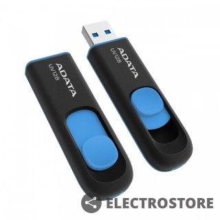 Adata Pendrive DashDrive UV128 32GB USB 3.2 Gen1 czarno - niebieski