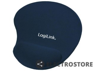 LogiLink Podkładka pod mysz żelowa, kol. niebieski