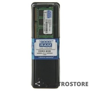 GOODRAM SODIMM DDR3 8GB/1600 CL11 1,35V Low Voltage