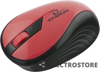Esperanza TITANUM MYSZ BEZPRZEWODOWA OPTYCZNA TM114R RAINBOW CZERWONA