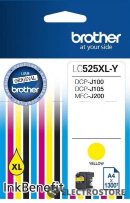 Brother Tusz LC525XLY YELL 1300 do DCP-J100 DCP-J105