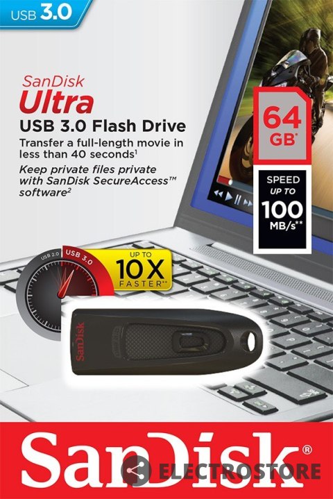 SanDisk ULTRA USB 3.0 FLASH DRIVE 64GB SanDisk ULTRA USB 3.0 FLASH DRIVE 64GB