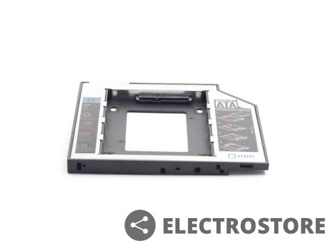 Gembird Adapter HDD ramka 5,25'' na 2,5'' Slim 12mm Gembird Adapter HDD ramka 5,25'' na 2,5'' Slim 12mm