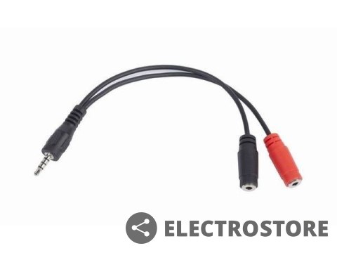 Gembird Adapter Jack Mini 4-Pin(M)->2x Jack Mini(F) 20cm Gembird Adapter Jack Mini 4-Pin(M)->2x Jack Mini(F) 20cm