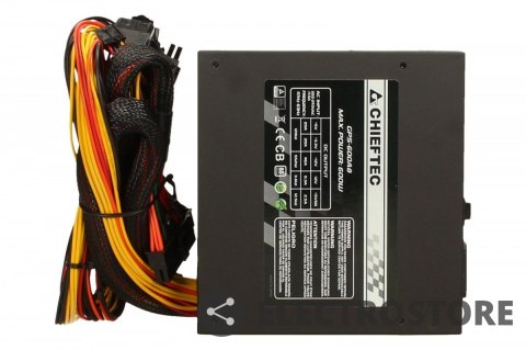 Chieftec GPS-600A8 600W ATX-12V,12cm, actice PFC Chieftec GPS-600A8 600W ATX-12V,12cm, actice PFC
