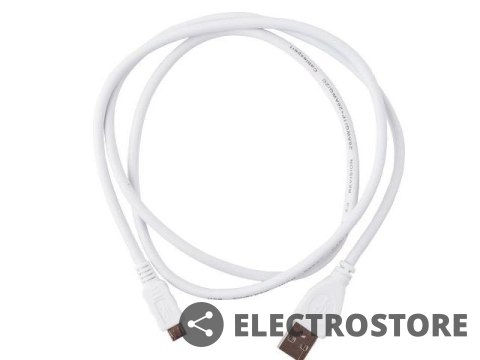 Gembird Kabel USB Micro AM-MBM5P 1m White Gembird Kabel USB Micro AM-MBM5P 1m White