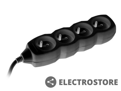 Tracer Listwa PowerWatch 3 m czarna(4 gniazda) Tracer Listwa PowerWatch 3 m czarna(4 gniazda)