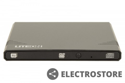 LiteOn Nagrywarka zewnętrzna eBAU108 Slim DVD USB czarna
