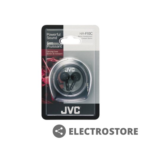 JVC Słuchawki douszne HA-F10C-EN CZARNE JVC Słuchawki douszne HA-F10C-EN CZARNE