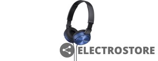 Sony Słuchawki handsfree, mikrofon MDR-ZX310AP niebieskie