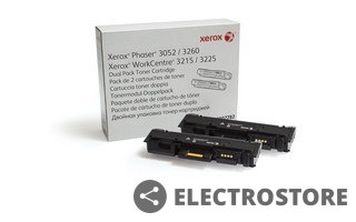 Xerox Toner dwupak BLACK 2x3.0k do Phaser3052/3260 WC3215/3225