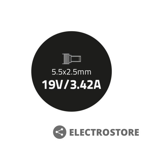 Qoltec Zasilacz dedykowany do Acer 65W | 19V | 3.42A | 5.5*2.5 Qoltec Zasilacz dedykowany do Acer 65W | 19V | 3.42A | 5.5*2.5
