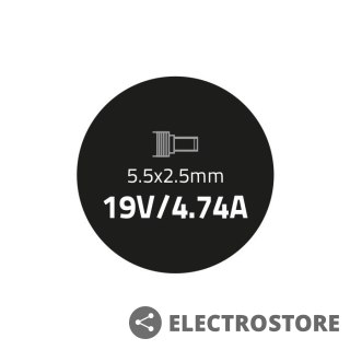 Qoltec Zasilacz do Asus 19V | 90W | 4.74A | 5.5*2.5