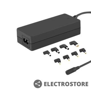 Qoltec Zasilacz uniwersalny automatyczny 90W | 8 wtyczek