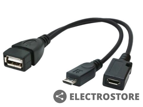 Gembird KABEL USB MICRO AF-BM+(F) USB 2.0 OTG 15CM