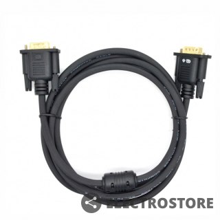 TB Kabel VGA 15M-15M 1.8 m., czarny pozłacany